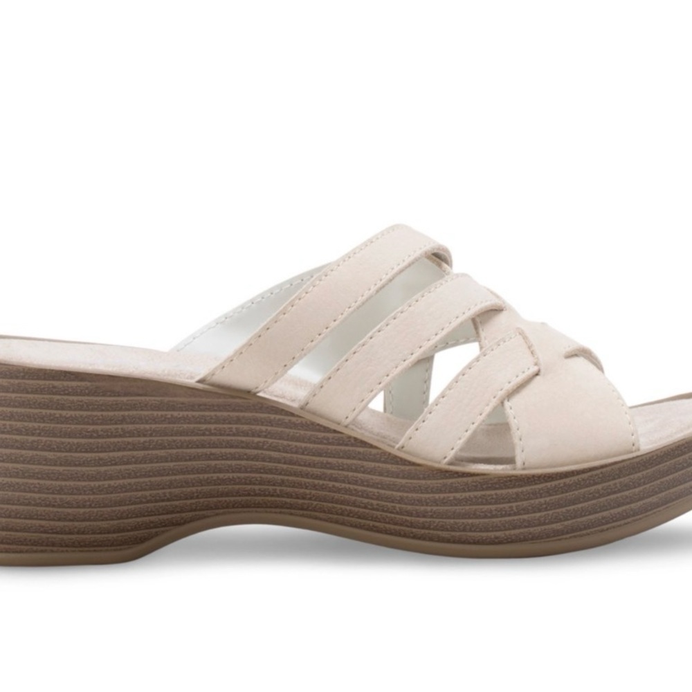 NIB Eastland “Poppy” Leather Wedge Sandals – size 9 - Picture 5 of 6